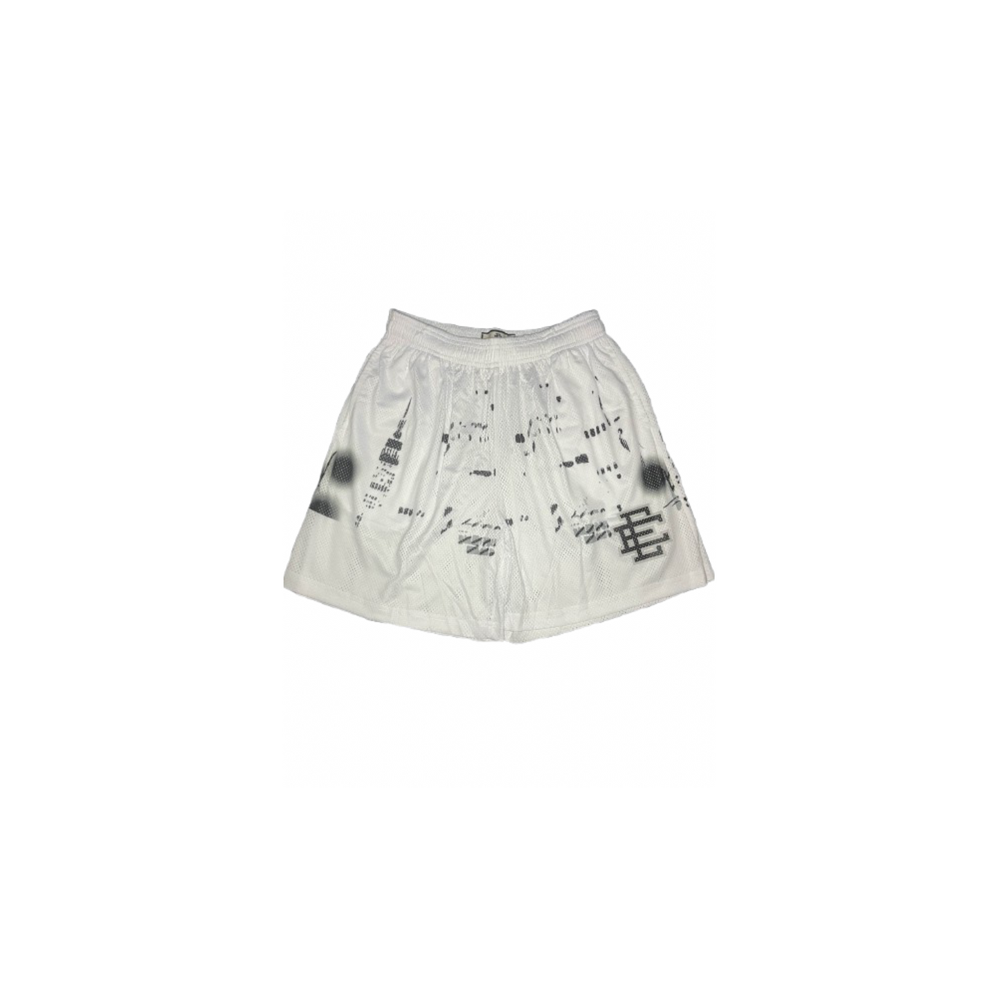 White and Black Shorts